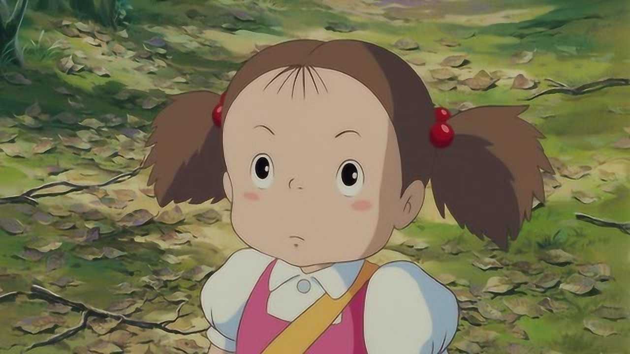 龙猫:小梅给姐姐讲解,自己见到了大龙猫,就是画册上的那只