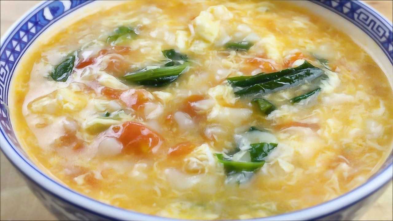 疙瘩汤的家常做法清淡养胃汤浓疙瘩白15分钟就能搞定