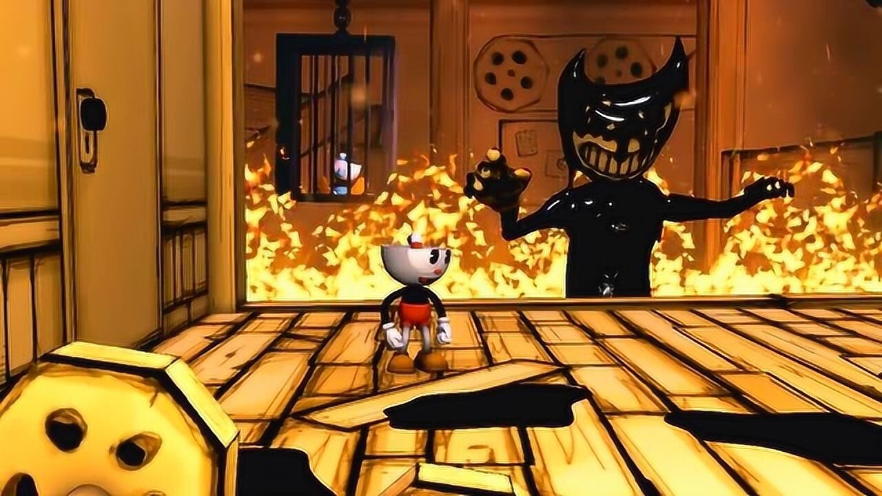 茶杯头玩具熊和班迪游戏集锦,真好玩