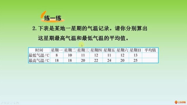 小学数学北师大4年级:数据的分析和整理章节