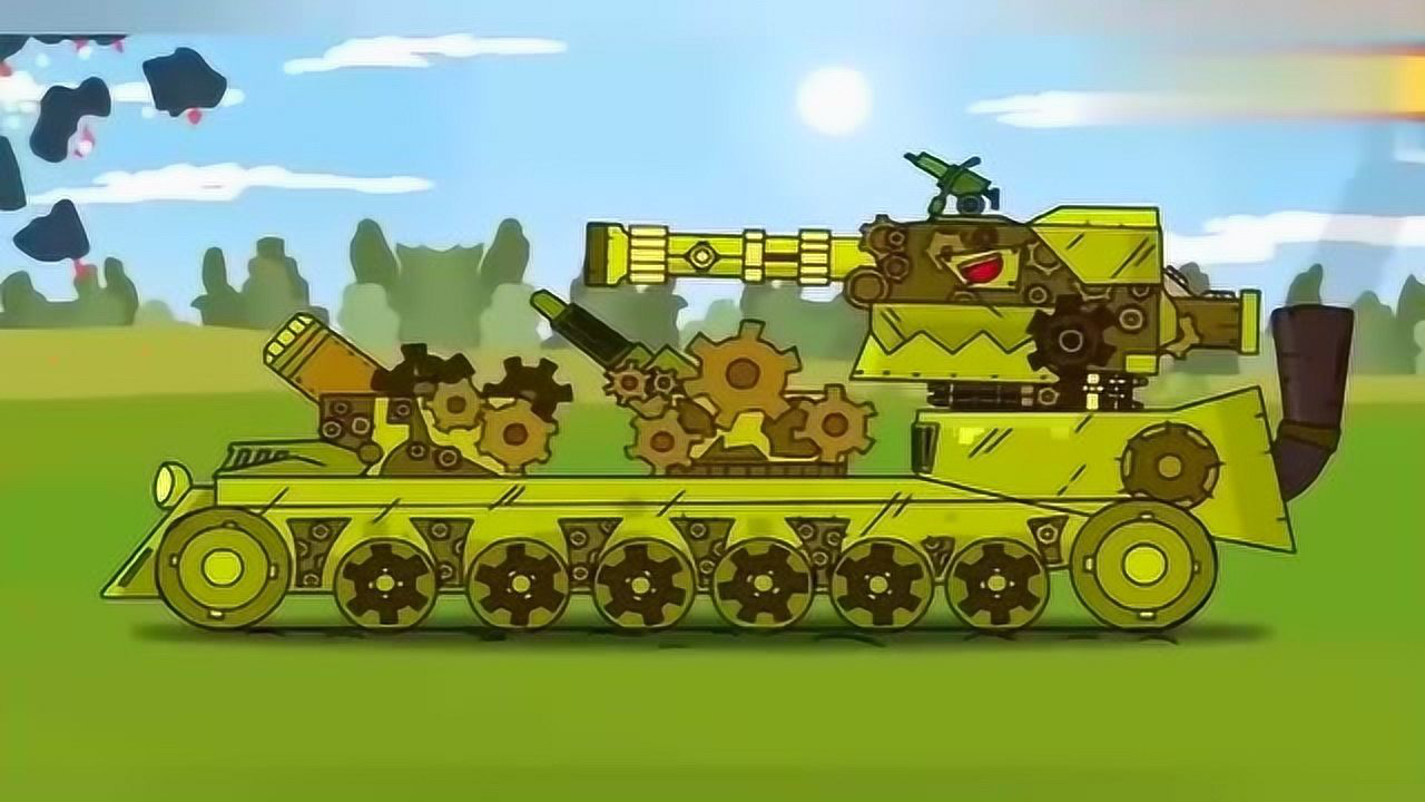 坦克动画:加特林巨炮坦克