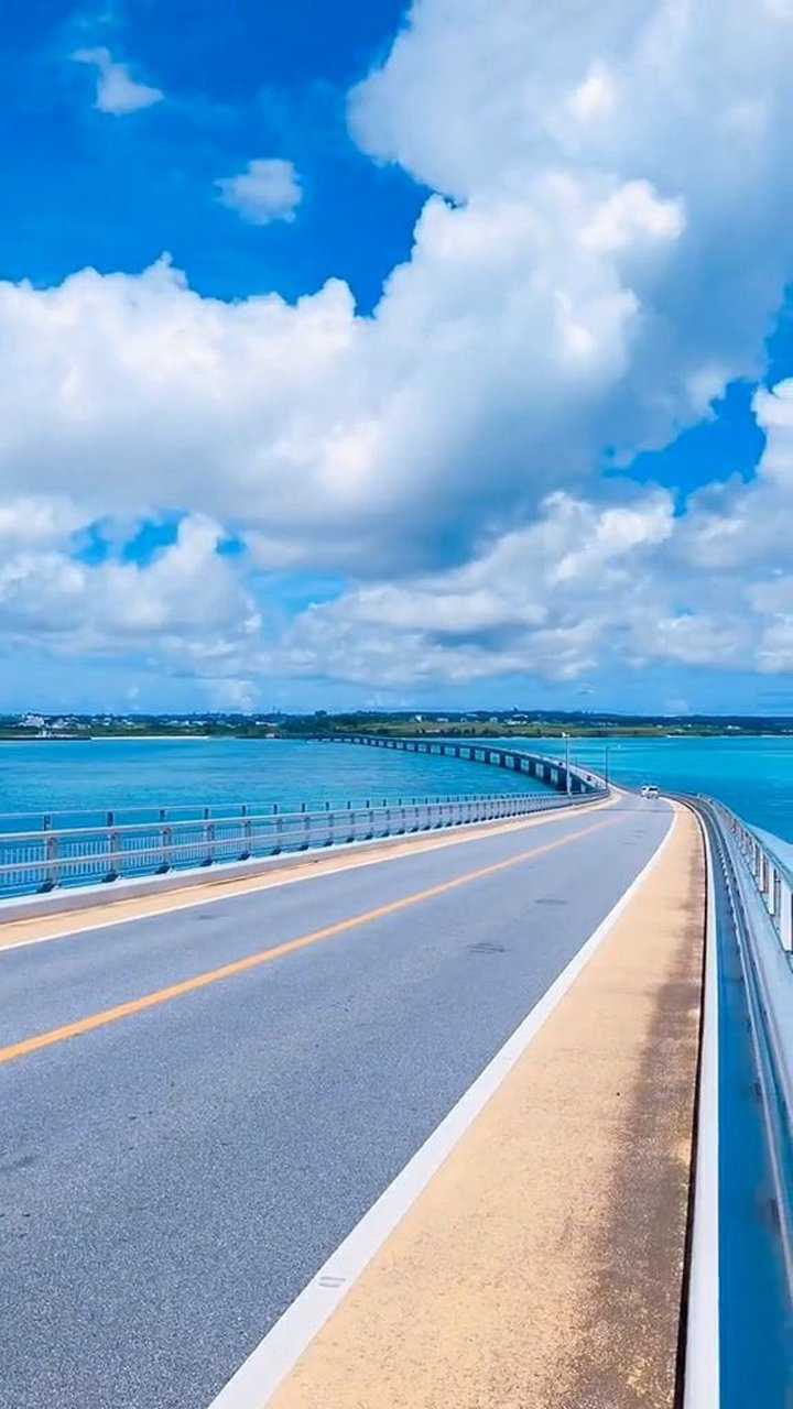 这海边公路的景色,真的是太美了