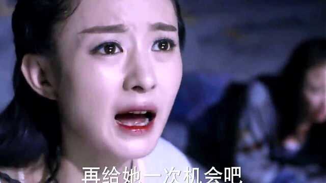 无垢上仙要杀媚儿,千骨奋力保护媚儿和无垢上仙对抗