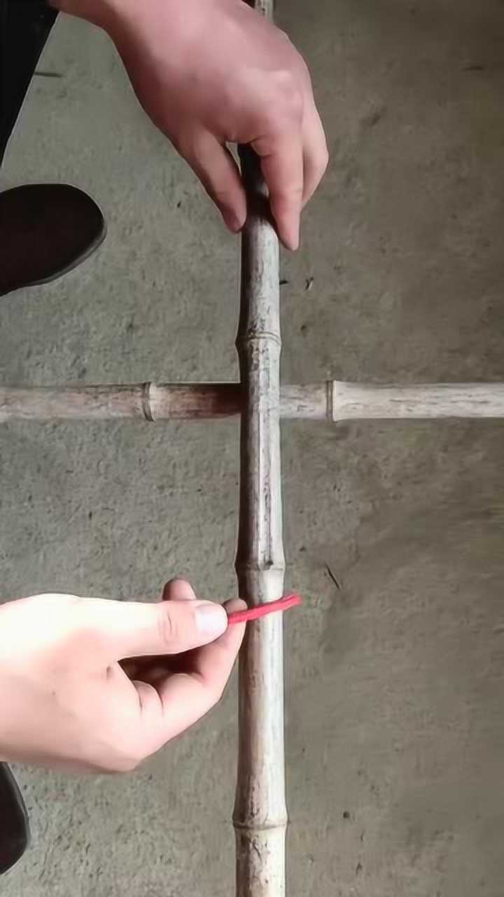 十字交叉物体捆绑结,生活非常常用的绳子系法!_腾讯视频