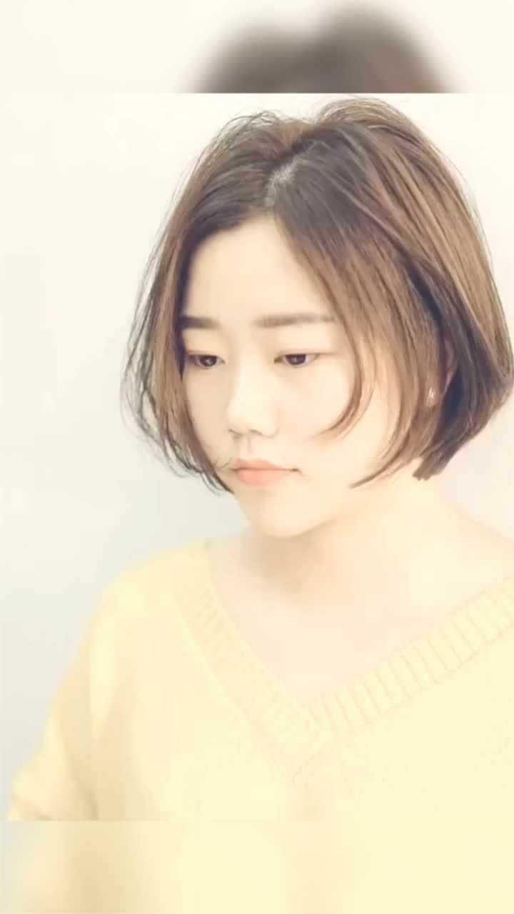 最火秋冬女士短发针对大圆脸有奇效女短发最修脸的发型