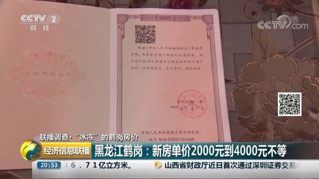 央视调查:鹤岗楼市房价'两万一套'(乌鲁木齐市仓房沟大桥防水)