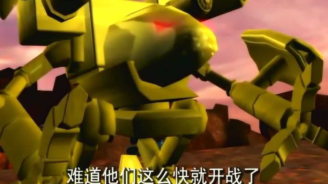 百变机兽之洛洛历险记霹雳火趁金铁兽分神使出雷霆半月斩