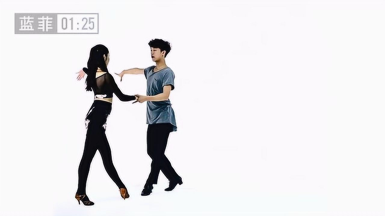 蓝菲拉丁舞恰恰基本组合(双人)教学