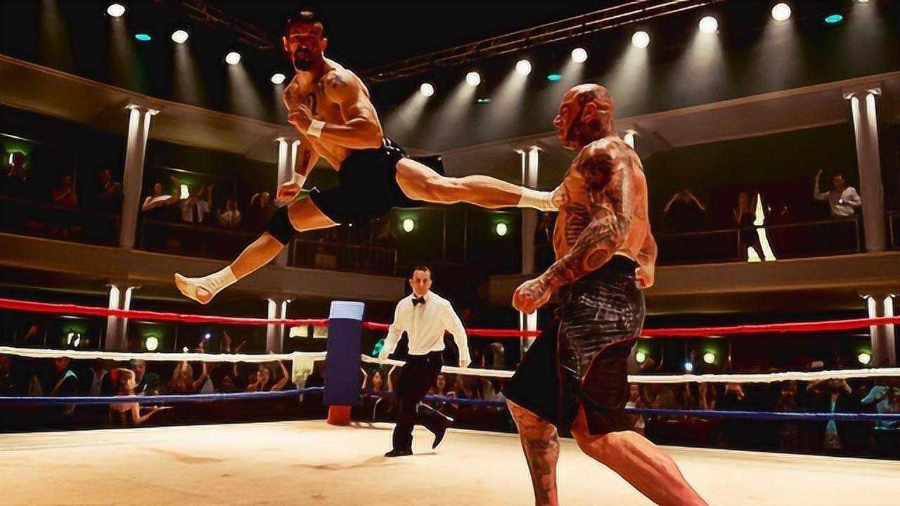 斯科特阿金斯电影中超燃腿法混剪史诗级的打斗场面