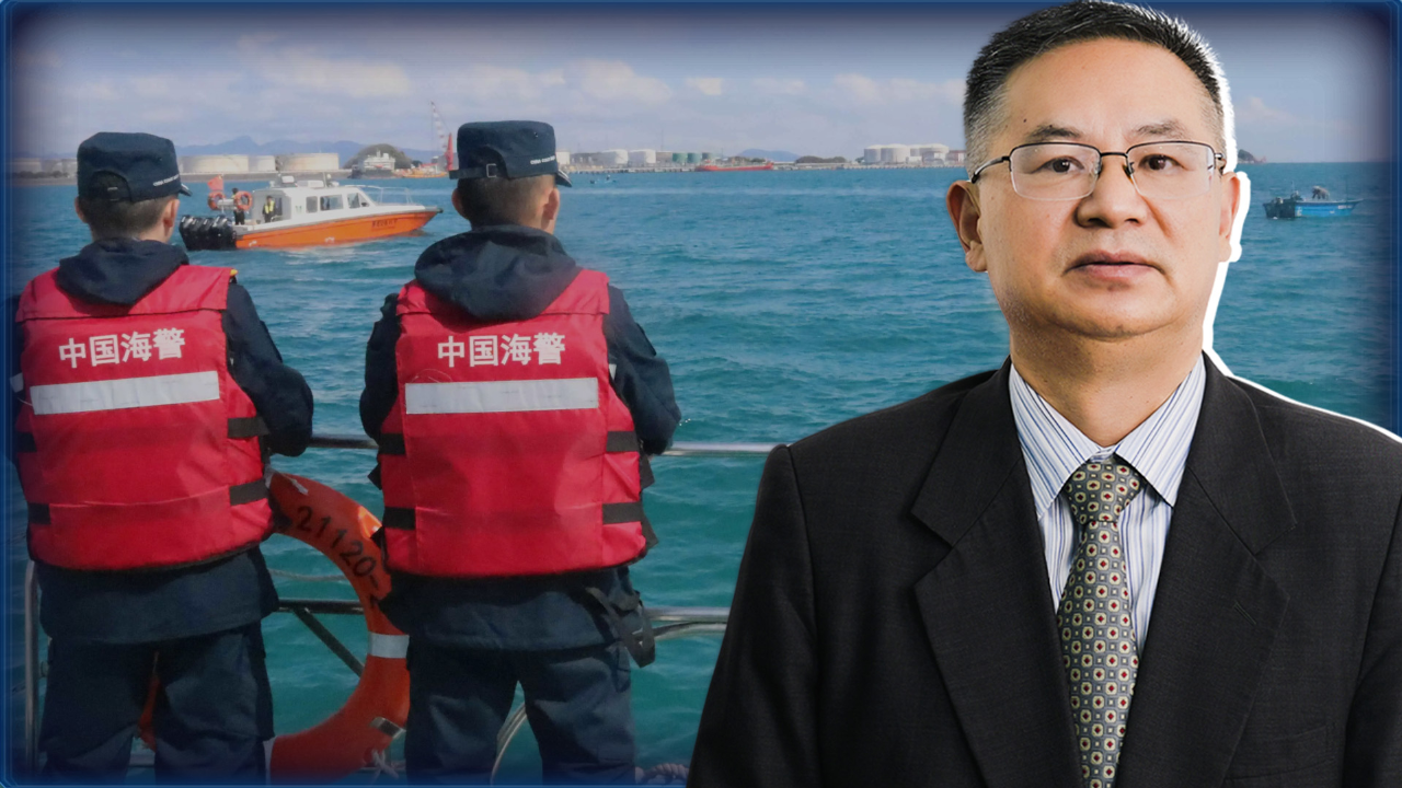 福建海警:在厦金海域执法巡查,距离金门岛约3海里