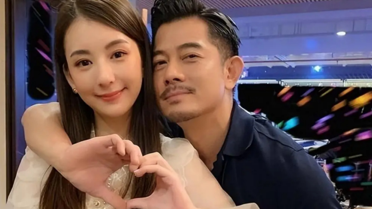 58岁郭富城回应怀三胎传闻,一切顺其自然,表示心疼老婆方媛素颜