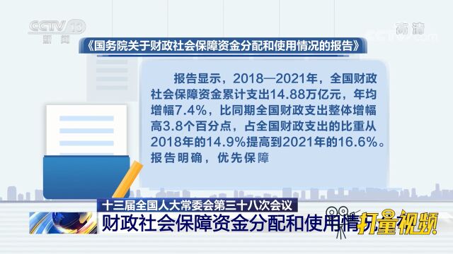 速看!财政社会保障资金分配和使用情况公布