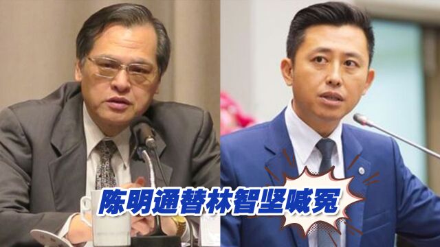 陈明通喊林智坚“论文抄袭案”是“世纪大冤案”,遭炮轰