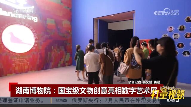 湖南博物院:国宝级文物创意亮相数字艺术展