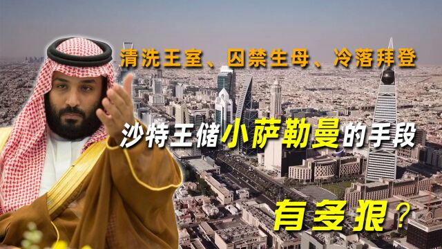 清洗王室、囚禁生母、冷落拜登,沙特王储小萨勒曼的手段有多狠?