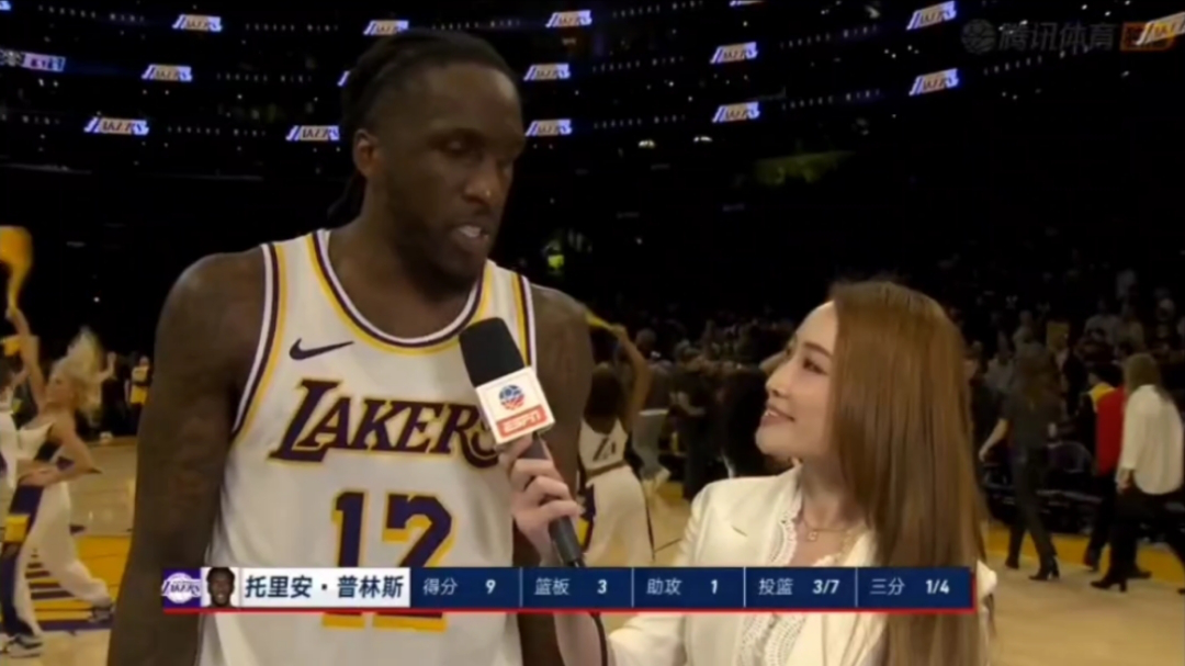 前方记者孟超采访普林斯 听听他们说了什么