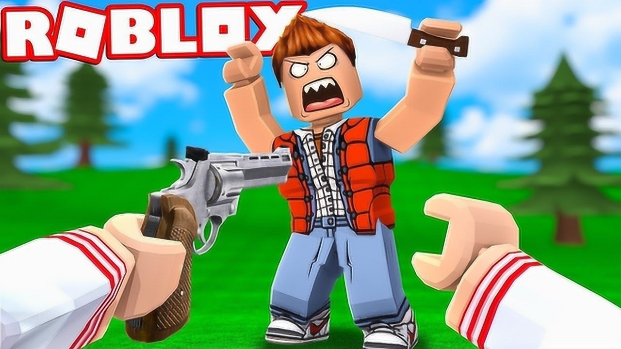 小格解说Roblox罗布乐思杀手模拟器：一个都别想逃走？_高清