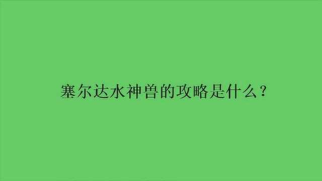 塞尔达水神兽的攻略是什么?