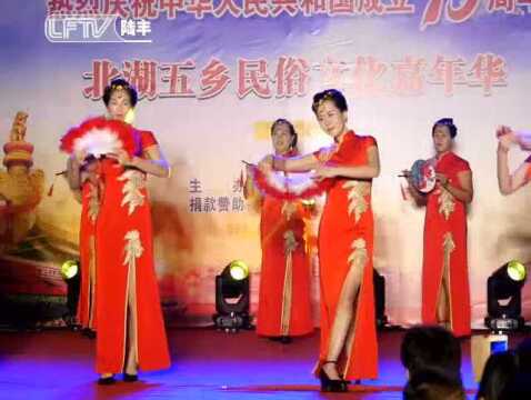 南塘镇北湖村举办庆祝新中国成立70周年文艺晚会