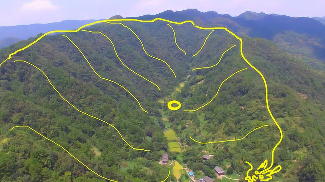 此地万朝归宗,龙穴在中间,真正顶级的风水宝地