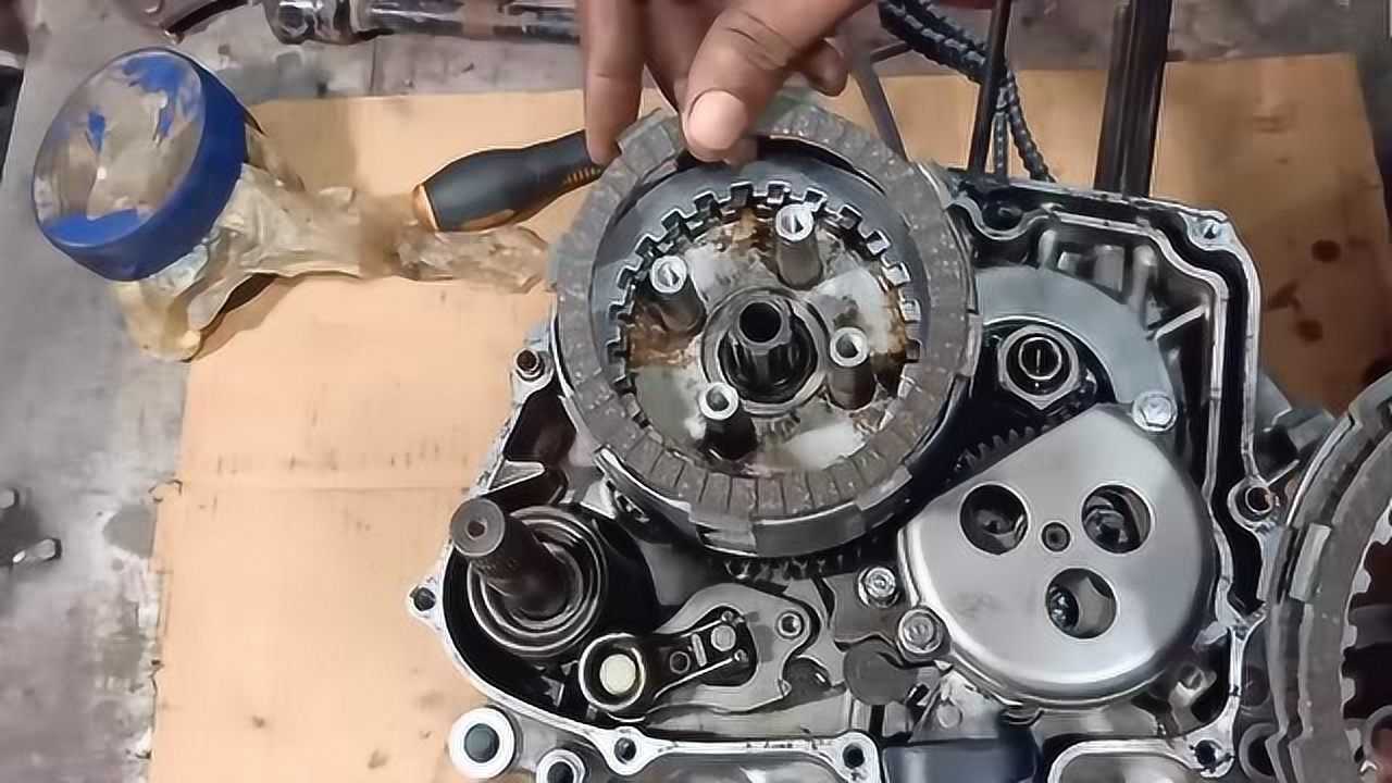 本田摩托车发动机-大修以后它声音就是好听!