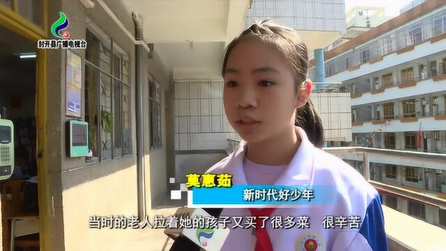 封开县江口镇实验小学学生莫惠茹 被评为肇庆市新时代好少年