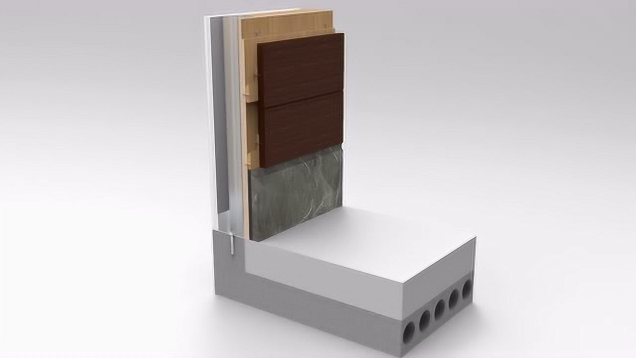 石材与木饰面平接演示动画