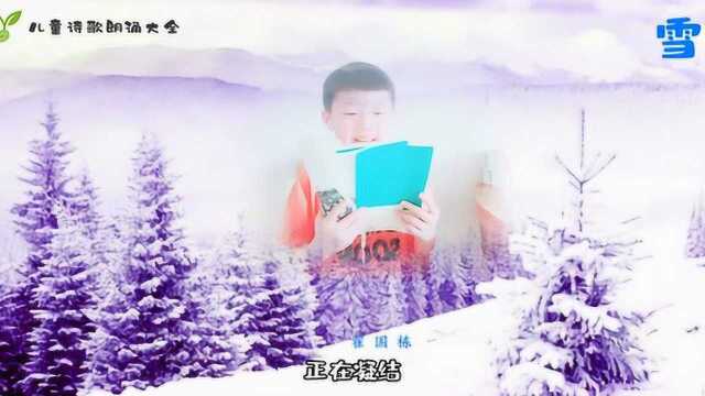 关于冬天的散文诗歌《雪》——翟国栋朗诵配乐诗歌