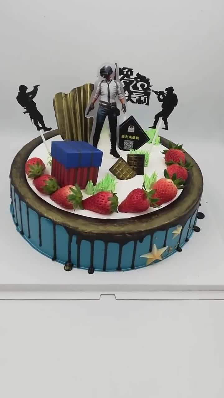 蛋糕师制作的空投蛋糕,看着就很有创意哦