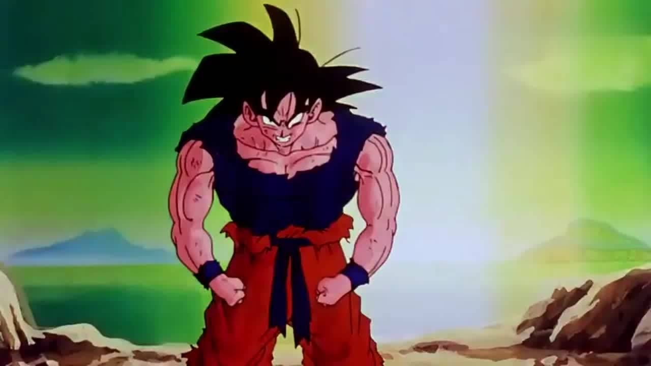 七龙珠超燃孙悟空第一次变身超级赛亚人激动啊泪目