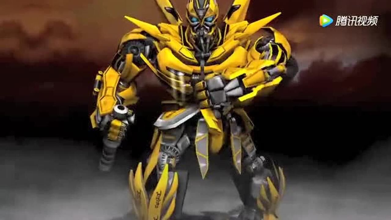 变形金刚自制汽车人变身特效动画大黄蜂