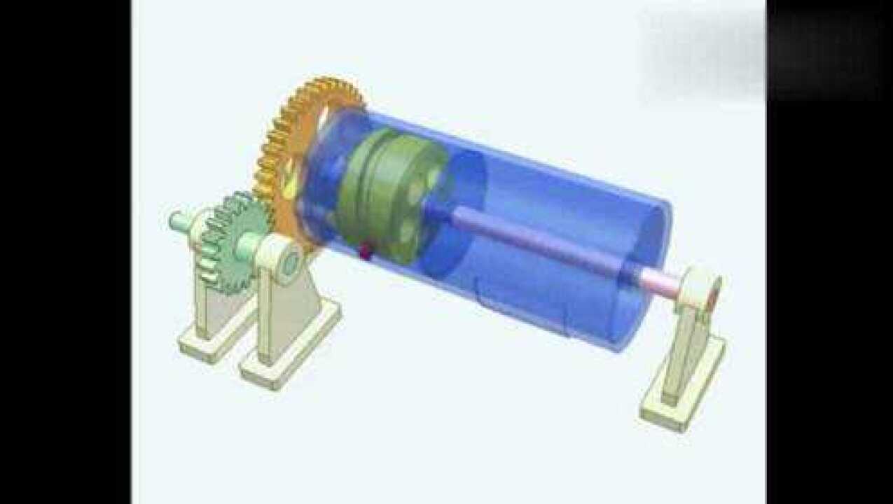 旋转运动转化为直线往复运动的机制,看看是如何设计的
