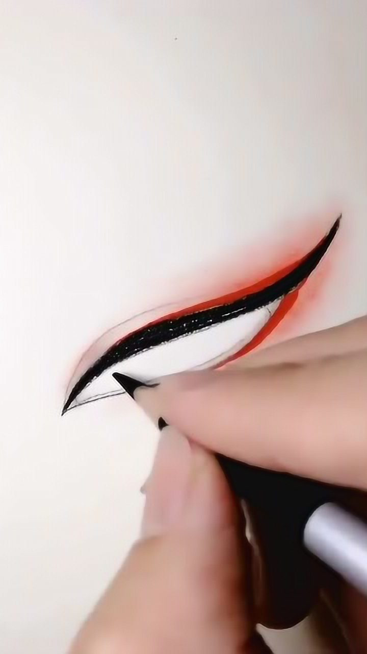手绘教你手画戏子妆眼睛太妖媚这个教程你一看就会
