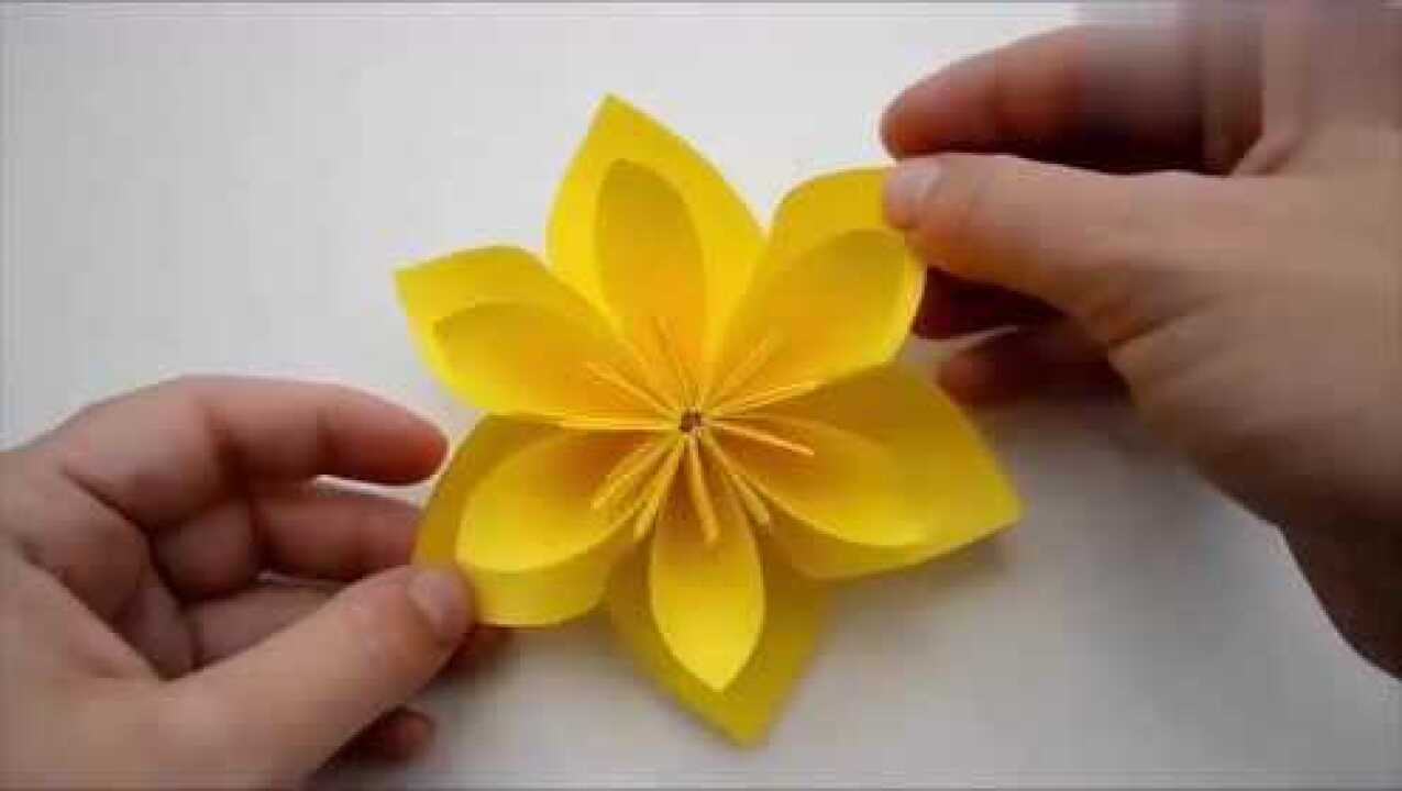 手工折纸立体花,用来装饰最好不过了,太好看_腾讯视频