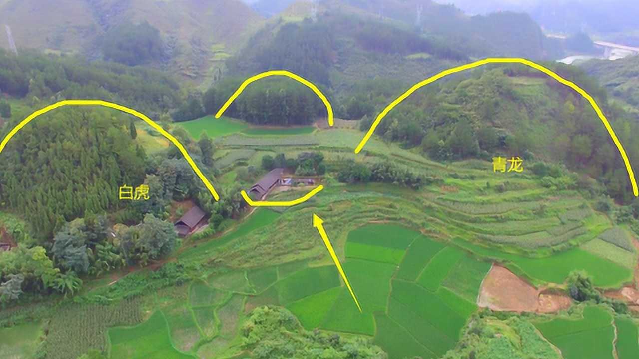 两边玉带缠腰中间老鼠出洞鼠年吉祥的风水宝地