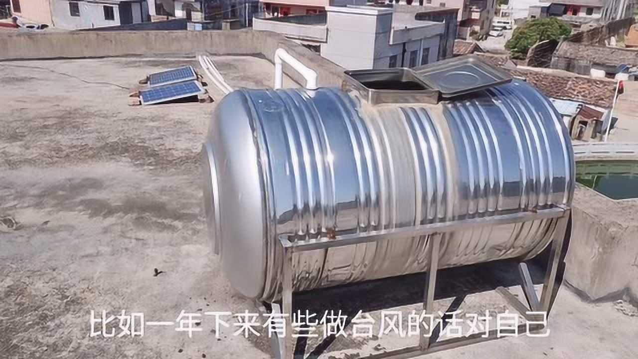 农村楼顶安装水塔应该这样装有效解决水压低的问题