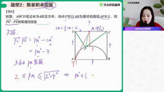 【数】极化恒等式巧解平面向量数量积高三刘天麒