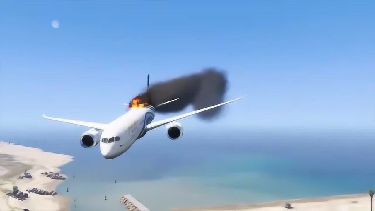 模拟飞行-波音787飞机失控,坠毁世贸中心