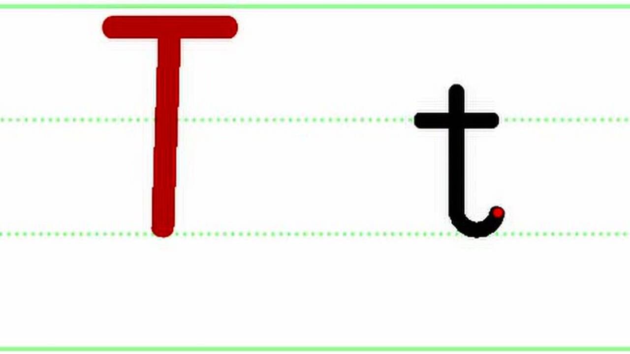 字母t的书写20_腾讯视频