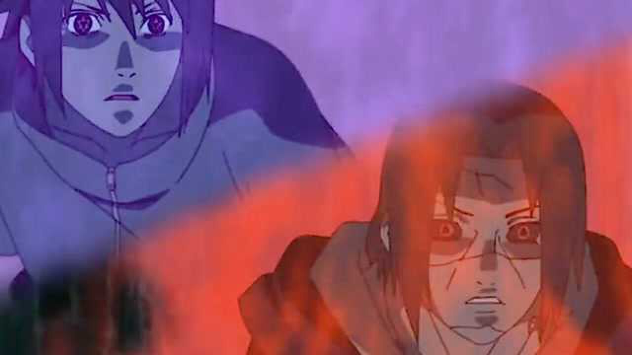 佐助与鼬重逢大战仙人兜