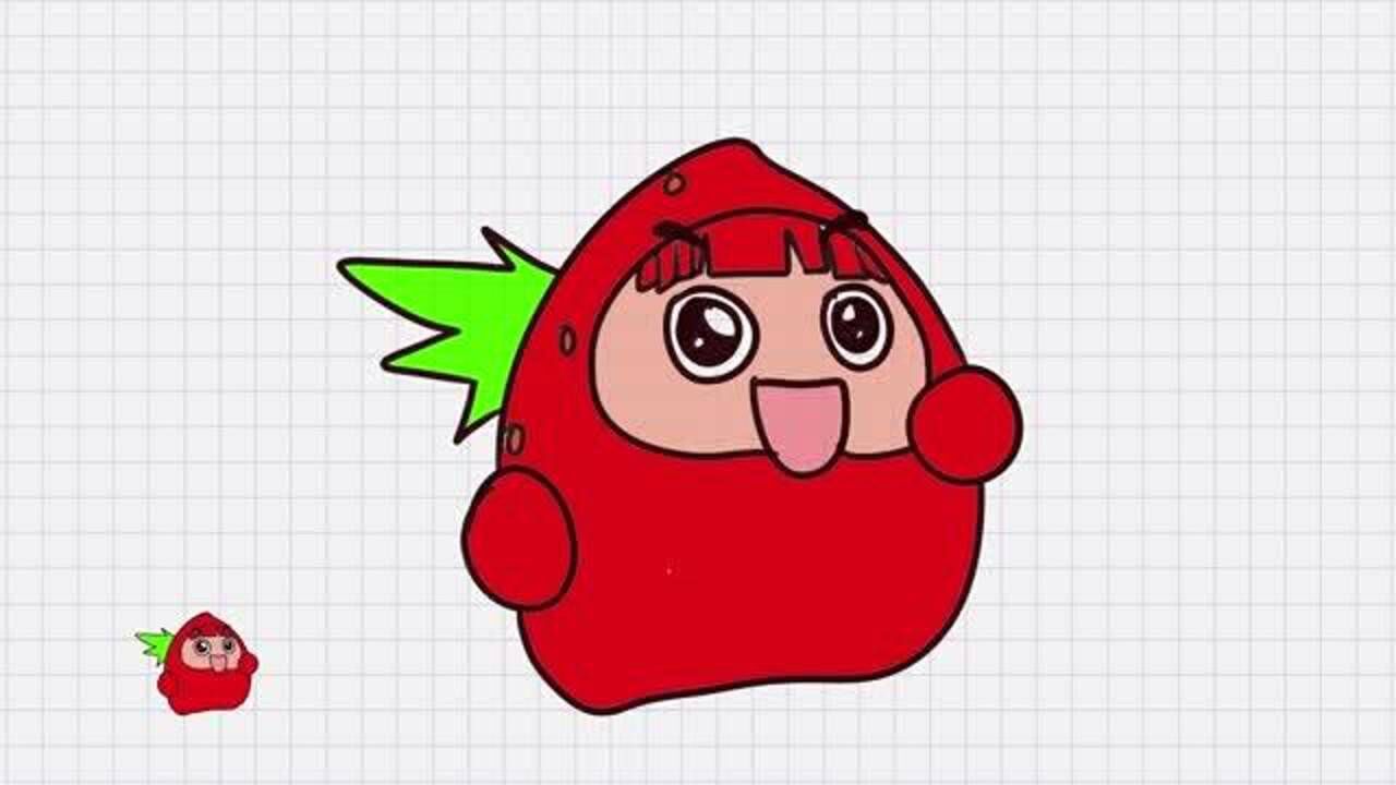 果宝特攻简笔画:画果宝特攻里的上官子怡简笔画,卡通简笔画大全