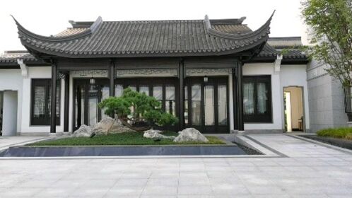 杭州市良渚文化博物馆,中式排屋,赠送花园50到200方