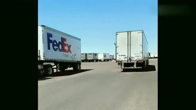 美国联邦快递,看到眼前这一幕,终于明白Fedex啥全球领先了!