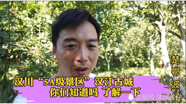 汉川“5A”景区你们知道吗?投资100亿的汉江古城,想不想去玩了