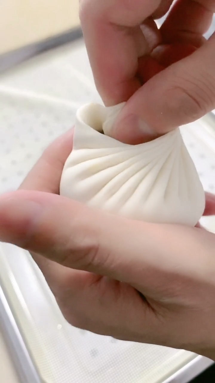 灌汤包手法教学,真的美呆了