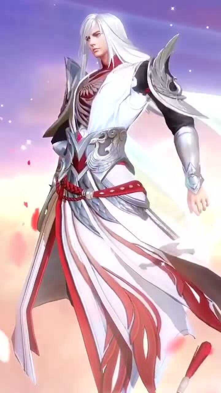 搞笑王者荣耀李白的凤求凰真是帅爆了好想拥有这款皮肤呀