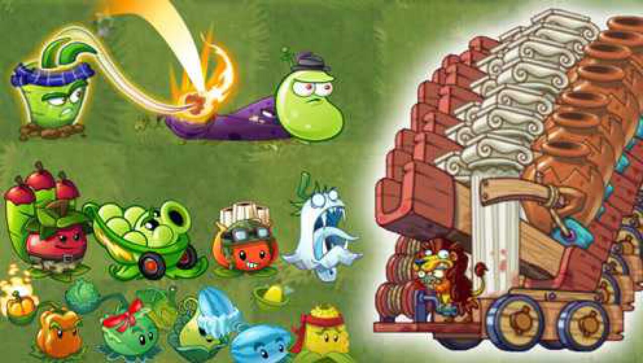 pvz2植物大战僵尸罗马工程车快来闯关吧哪个植物最厉害