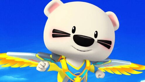 超级小熊布迷合集 布迷小剧场:飞鸟空中遇险,布迷变身来帮忙_高清1080