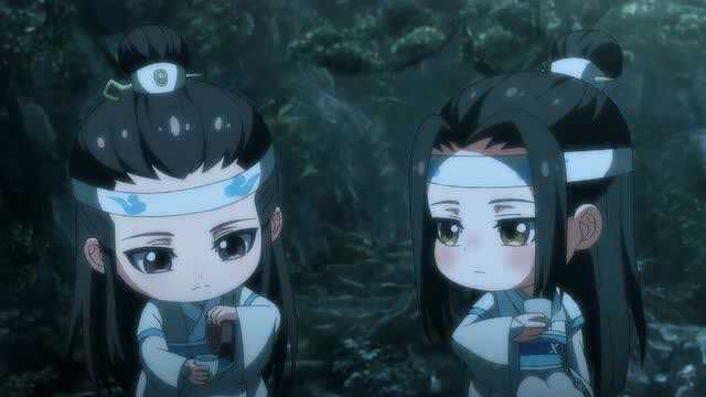 魔道祖师Q:喝完酒的蓝忘机胆子也太大了,竟然连门规都不遵守