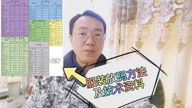 怎么标准的加减衣服尺寸?才裁缝教你服装放码增码方法 附档差表